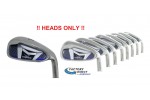 AGXGOLF "One Swing" Same Length Iron Heads: Set of Four Heads choose from 3,4,5,6,7,8,9,PW,GW,SW Stainless Steel .370 Hosel; Left or Right Hand